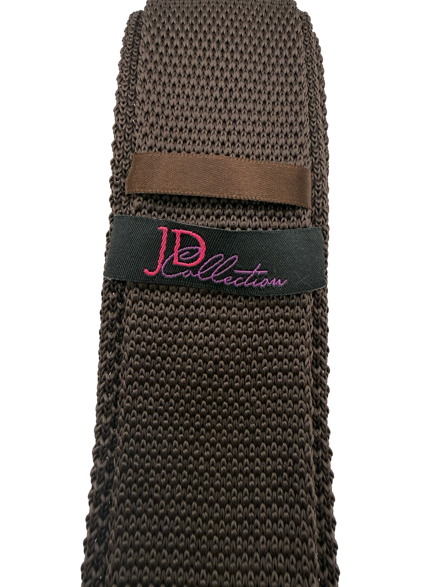 Bold Brown - Knit Tie