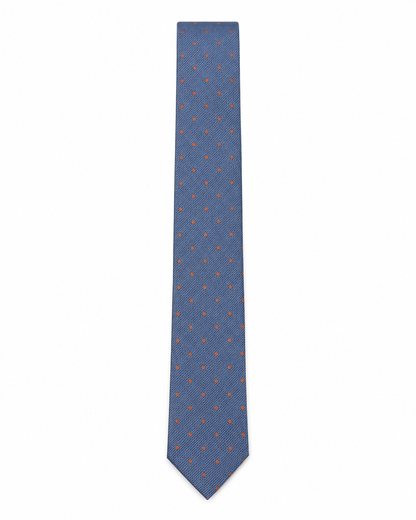 Brilliant Blue - Cotton Blend Tie