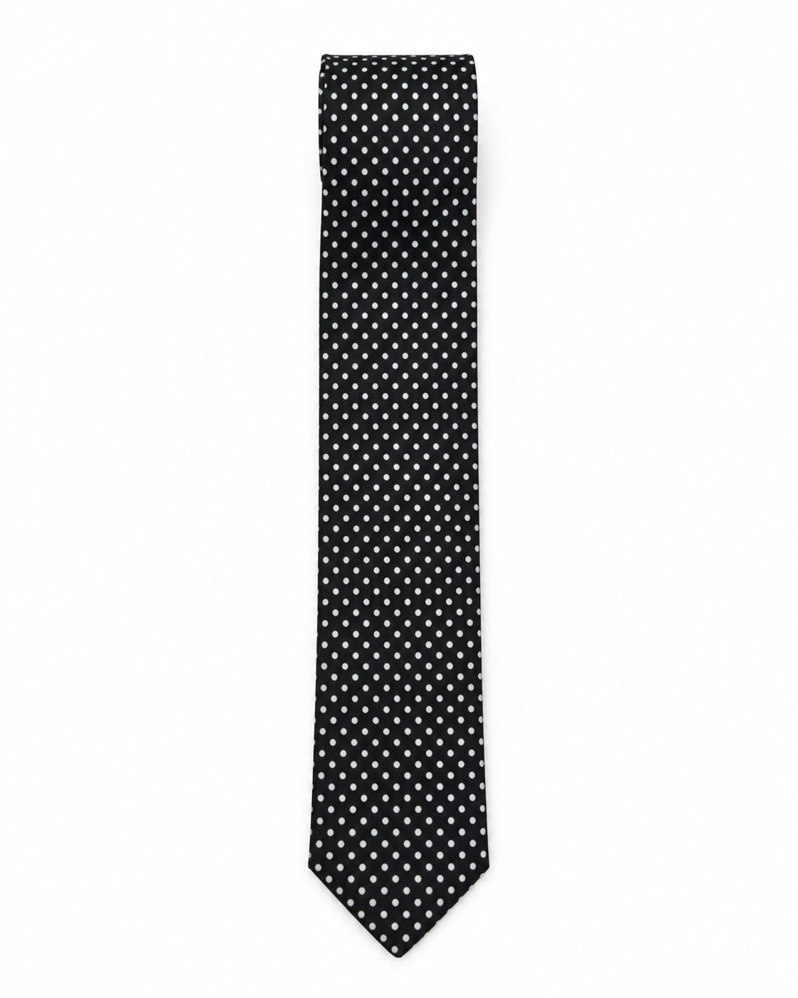 Tuxedo Dots - Cotton Blend Tie