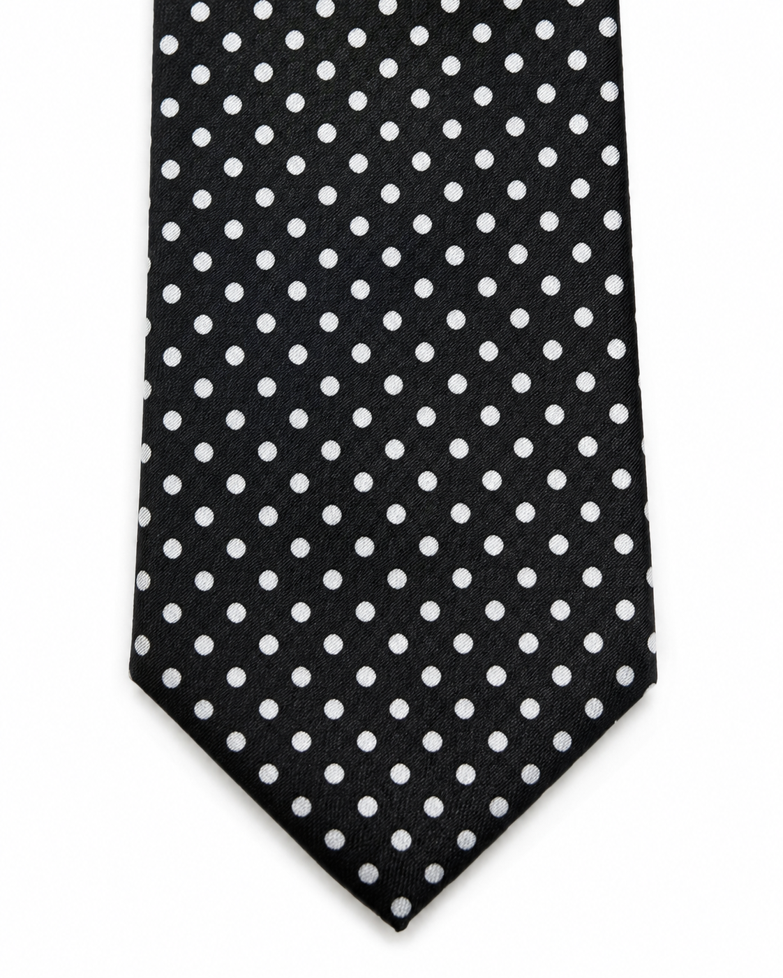 Tuxedo Dots - Cotton Blend Tie