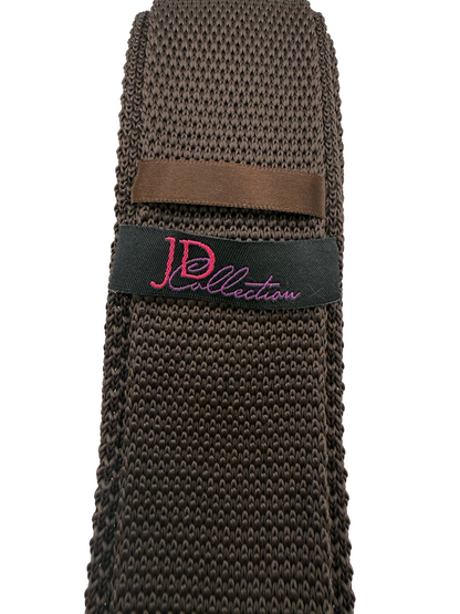 Bold Brown - Knit Tie