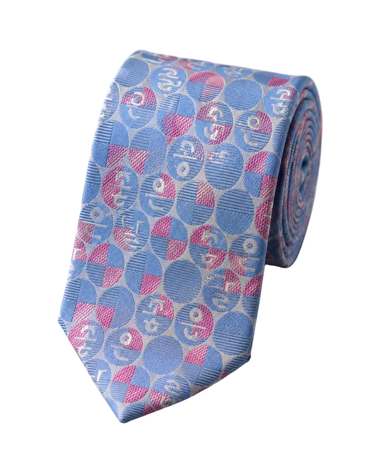 Blue Equation - Silk Tie